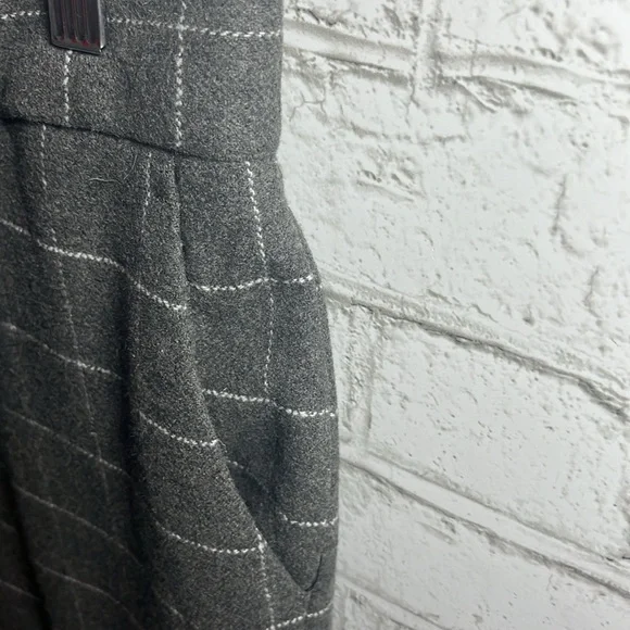 ASOS Design womans gray checkered casual dress pant - Picture 7 of 9